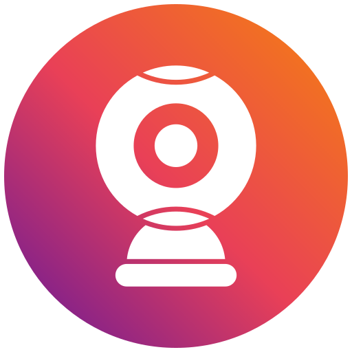 cámara web icono gratis