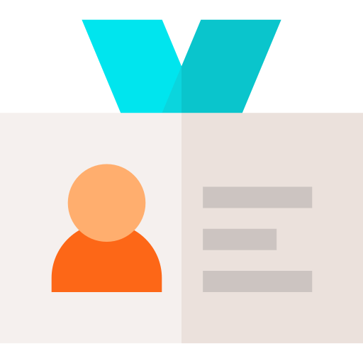 tarjeta de identificación icono gratis