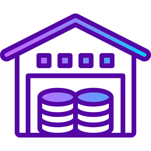 almacén de datos icono gratis