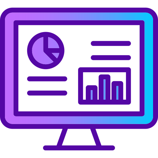 visualización de datos icono gratis