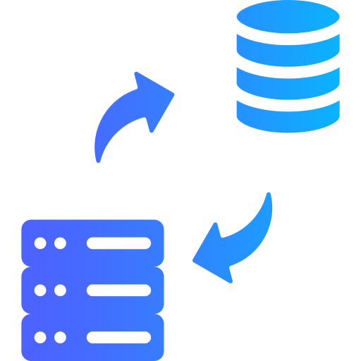 transformación de datos icono gratis