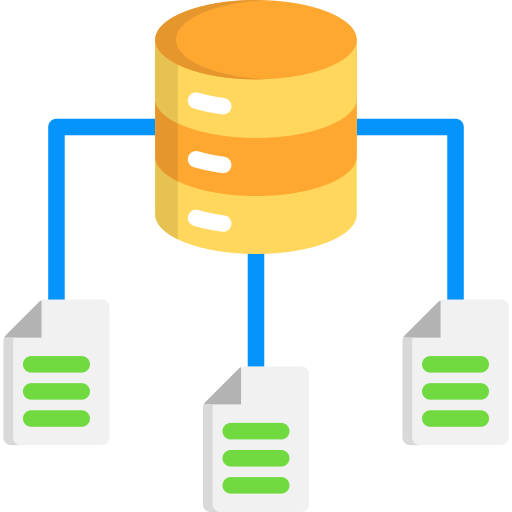 modelado de datos icono gratis