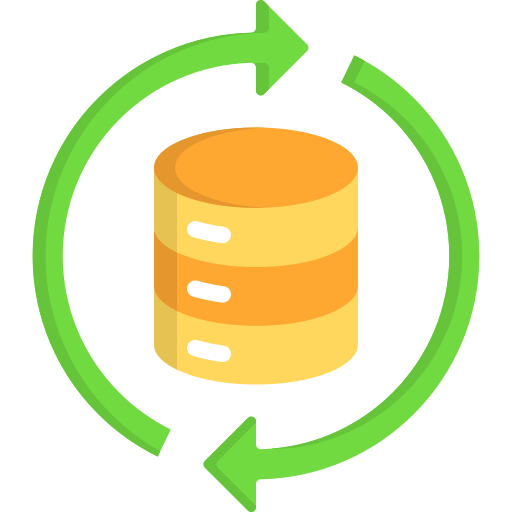 procesamiento de datos icono gratis