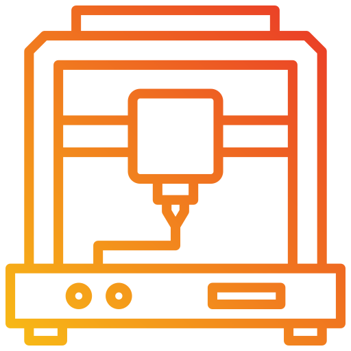 impresión 3d icono gratis