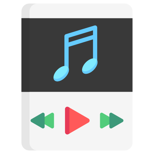 reproductor de música icono gratis