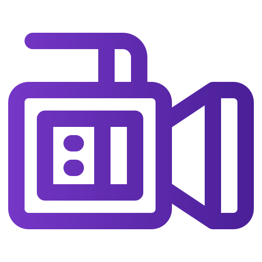 camara de video icono gratis