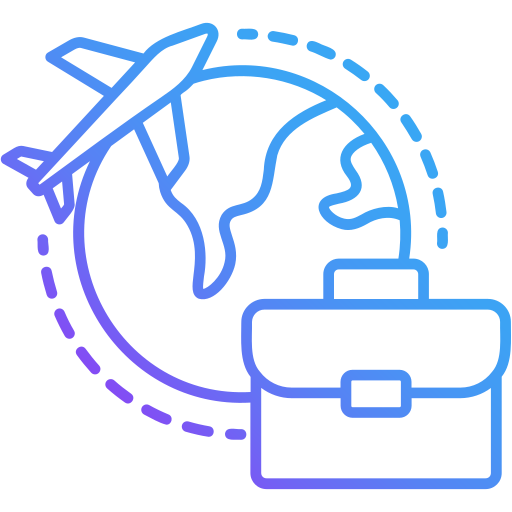 voyage d'affaires Icône gratuit