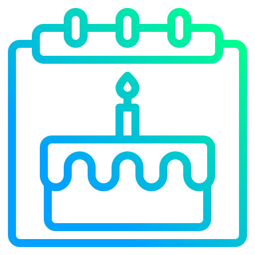 cumpleaños icono gratis