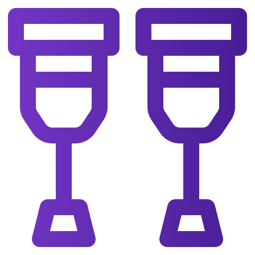 Crutches free icon Crutches free icon
