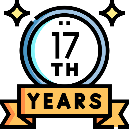 17th years free icon