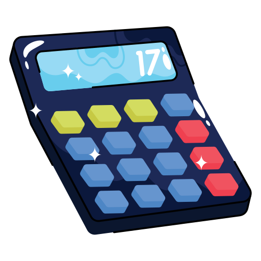 Calculator Stickers - Free technology Stickers