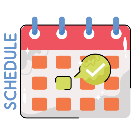 Schedule Stickers - Free business and finance Stickers