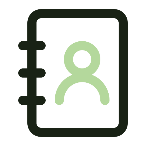 guía telefónica icono gratis