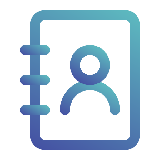 guía telefónica icono gratis