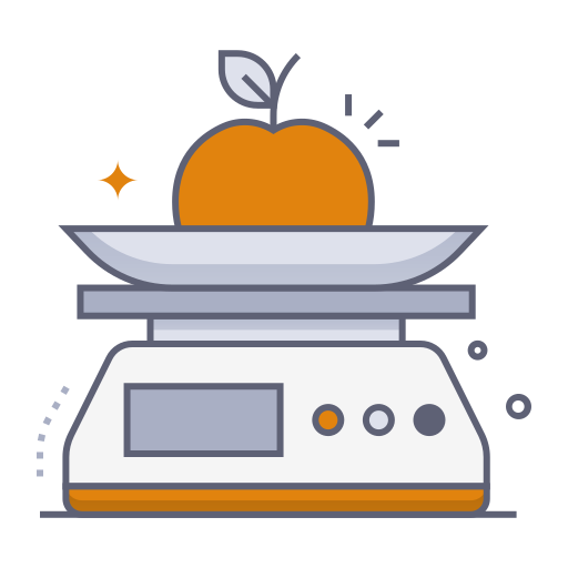 balanza de cocina icono gratis