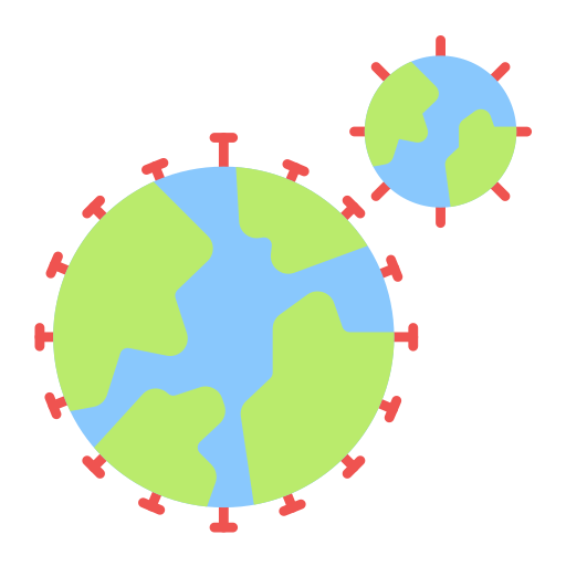Pandemic free icon