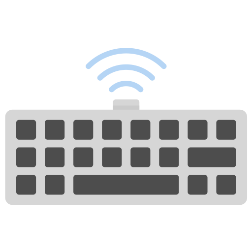 teclado inalambrico icono gratis