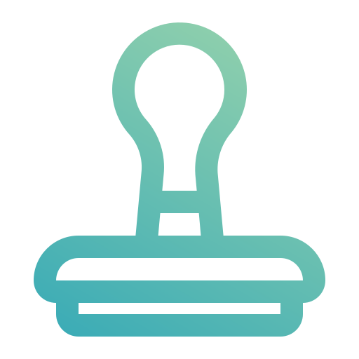 estampilla icono gratis