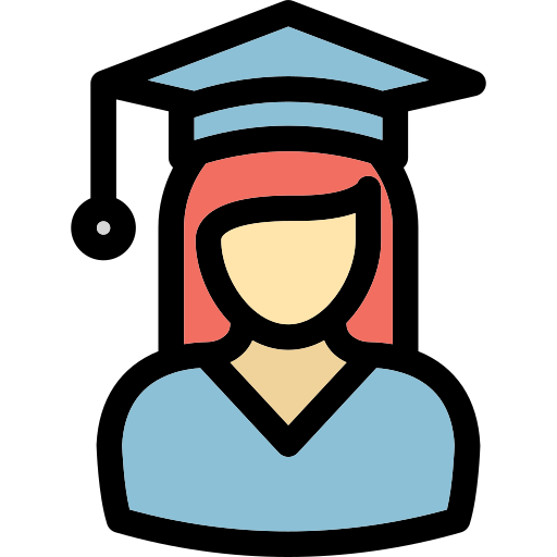 sombrero de graduado icono gratis