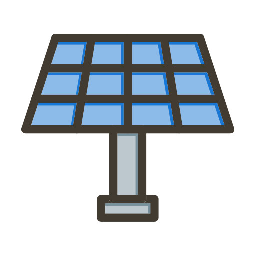 panel solar icono gratis