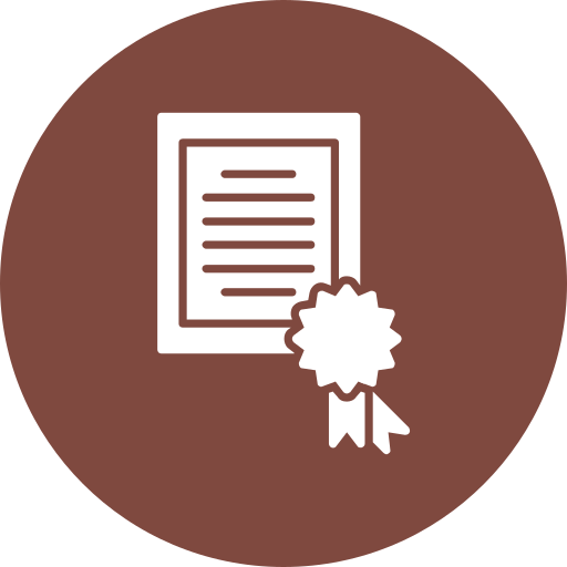 certificado icono gratis