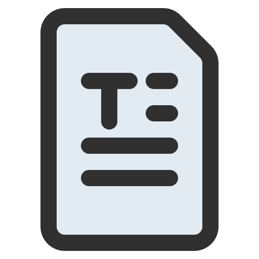 archivo de texto icono gratis