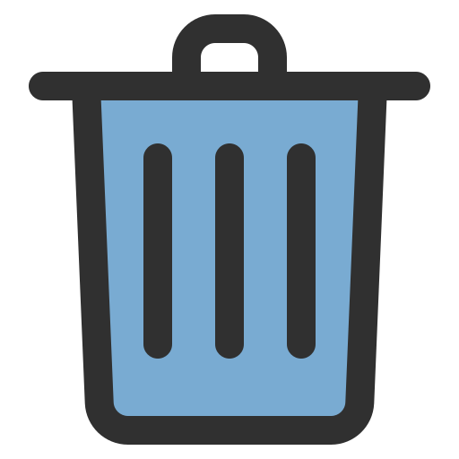 contenedor de basura icono gratis