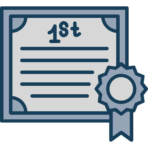 certificado icono gratis