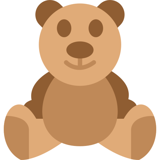 oso de peluche icono gratis