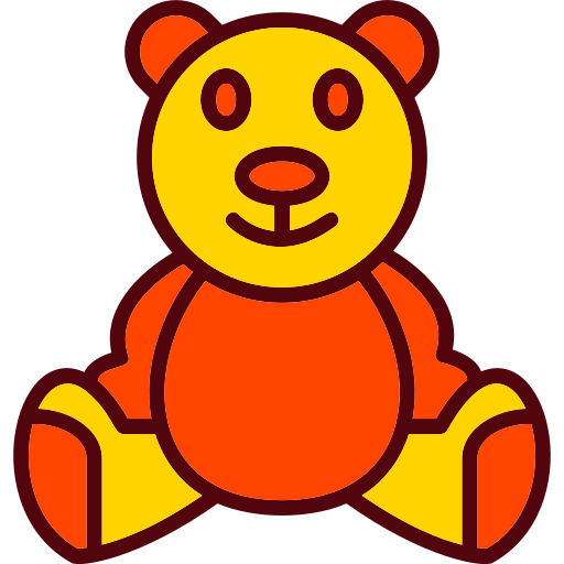 oso de peluche icono gratis