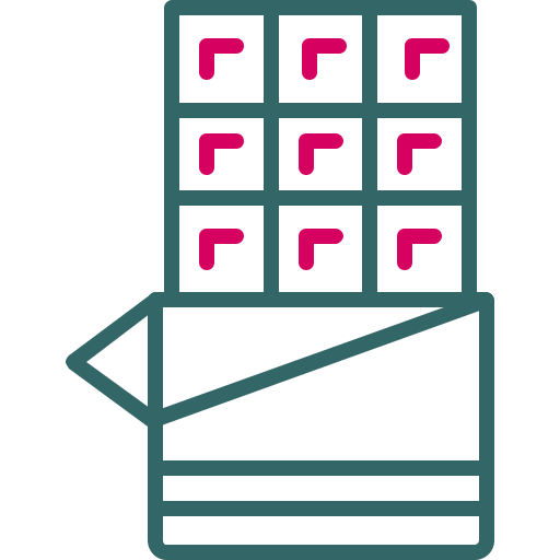 barra de chocolate icono gratis