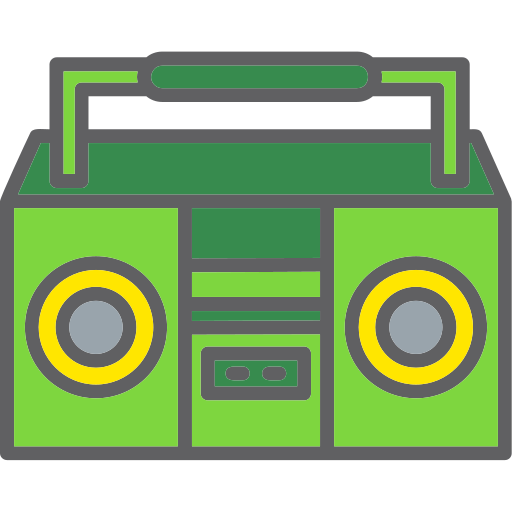 boombox icono gratis