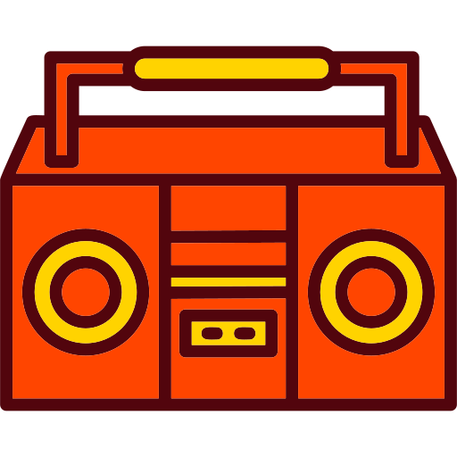 boombox icono gratis