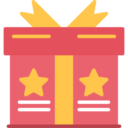 caja de regalo icono gratis