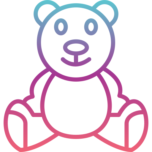 oso de peluche icono gratis