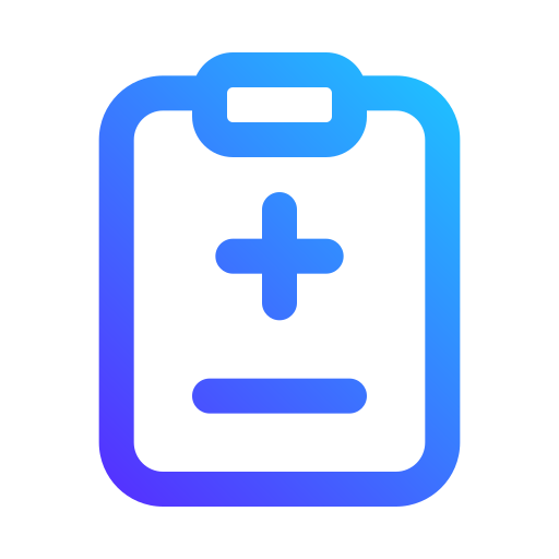 informe médico icono gratis