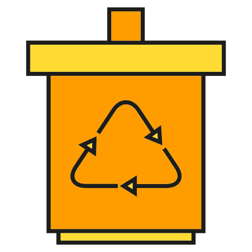 poubelle Icône gratuit