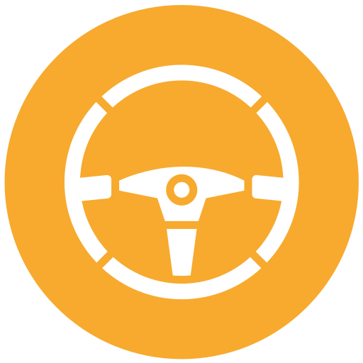 Steering wheel free icon