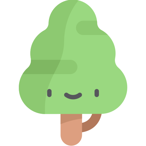 Tree Kawaii Flat icon