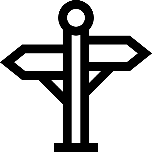 les directions Icône gratuit les directions Icône gratuit