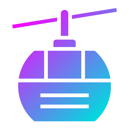cabina del teleférico icono gratis