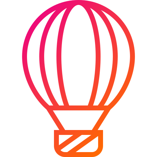 globo aerostático icono gratis