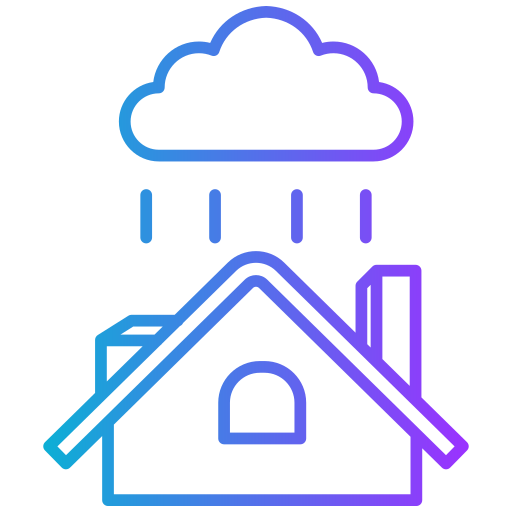 Rainy cloud free icon