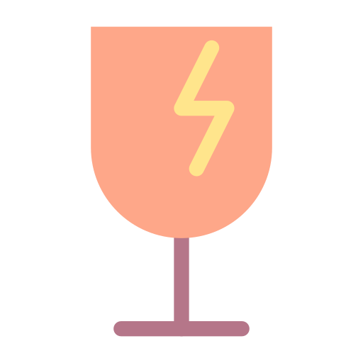 verre brisé Icône gratuit