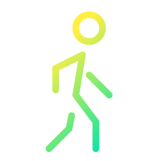 Walking man free icon