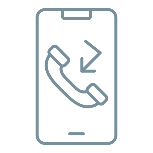 llamada perdida icono gratis