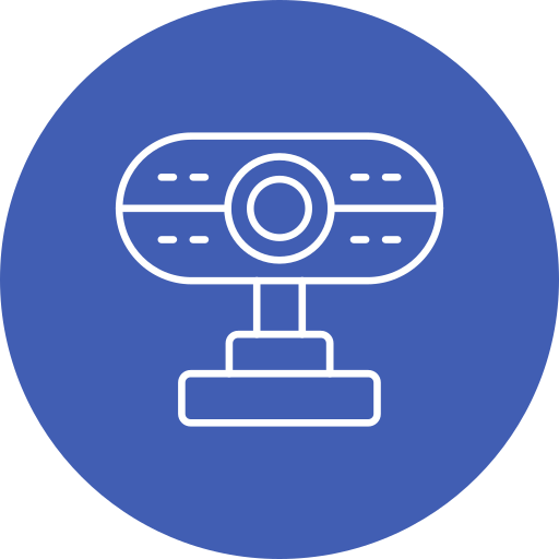 cámara web icono gratis