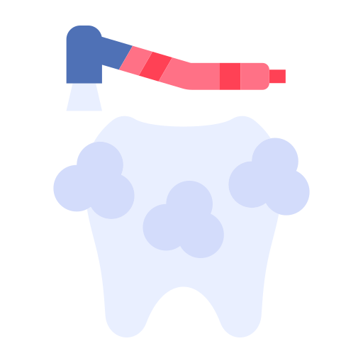 limpieza de dientes icono gratis