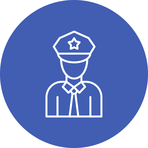 policía icono gratis