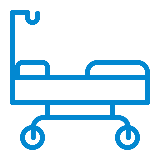 lit d'hôpital Icône gratuit lit d'hôpital Icône gratuit